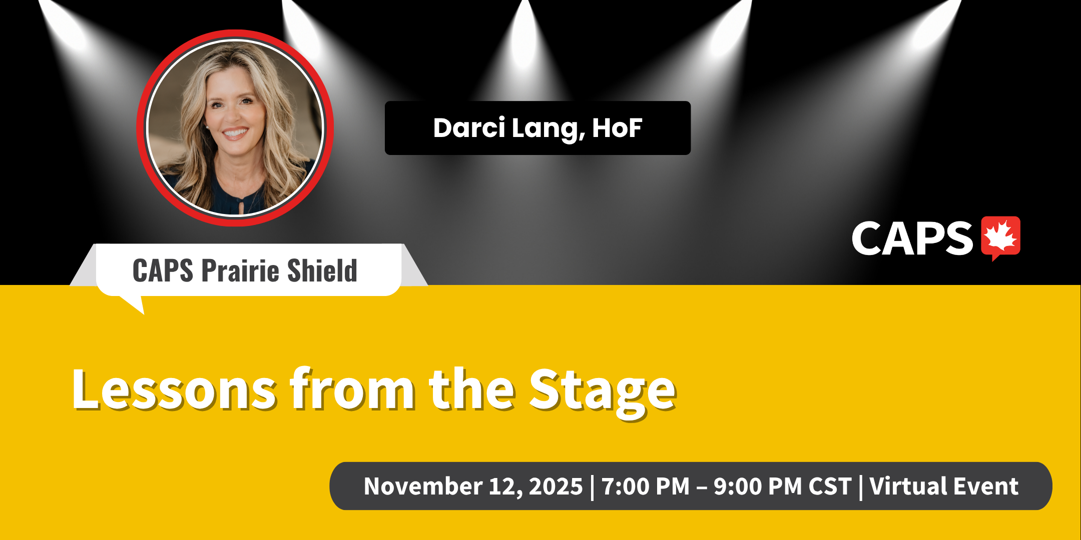 Lessons from the Stage with Darci Lang, HoF